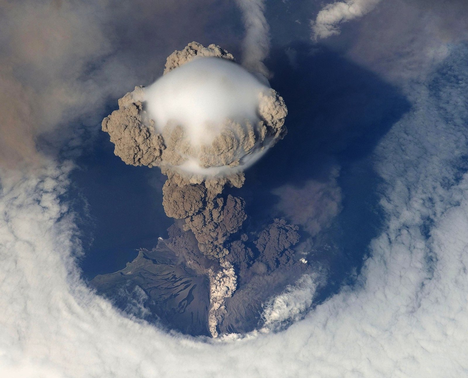 Panache d'un volcan