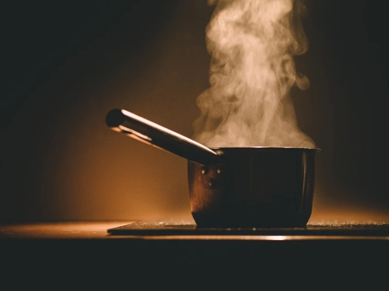 eau chauffée